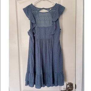 Free People Blue Dress Size Large